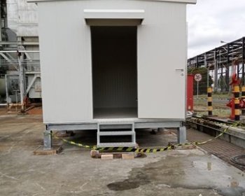 Shelter CKD site Dumai Pertamina